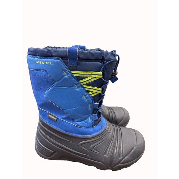 Merrell men’s quest waterproof blue snow boots 6M SKU 6279 main image 8